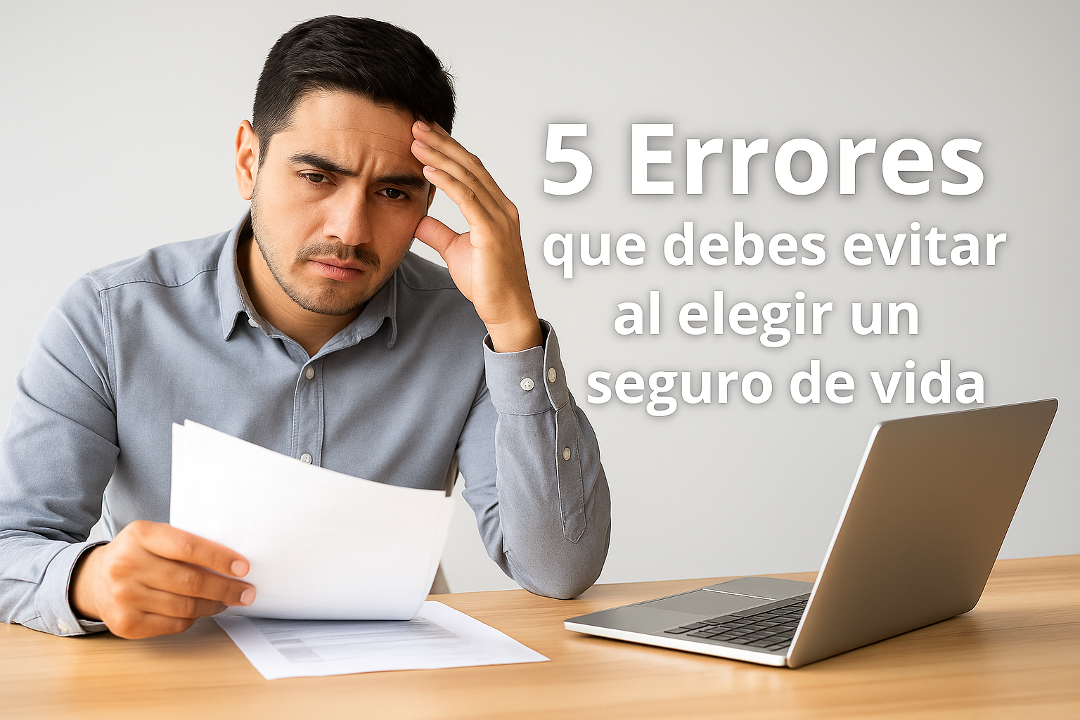5 Errores que debes evitar al elegir un seguro de vida